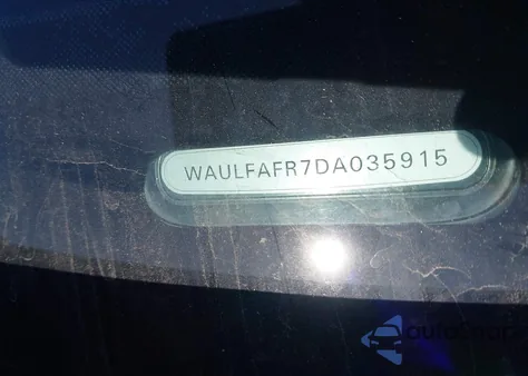 2013 Audi A5 2.0T Premium z USA, uszkodzony, nr VIN WAULFAFR7DA035915